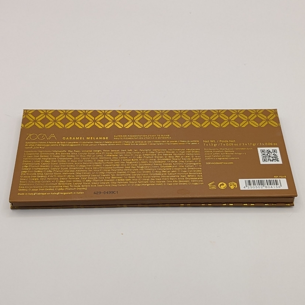 Zoeva Caramel Melange Eyeshadow Palette - Picture 2 of 4